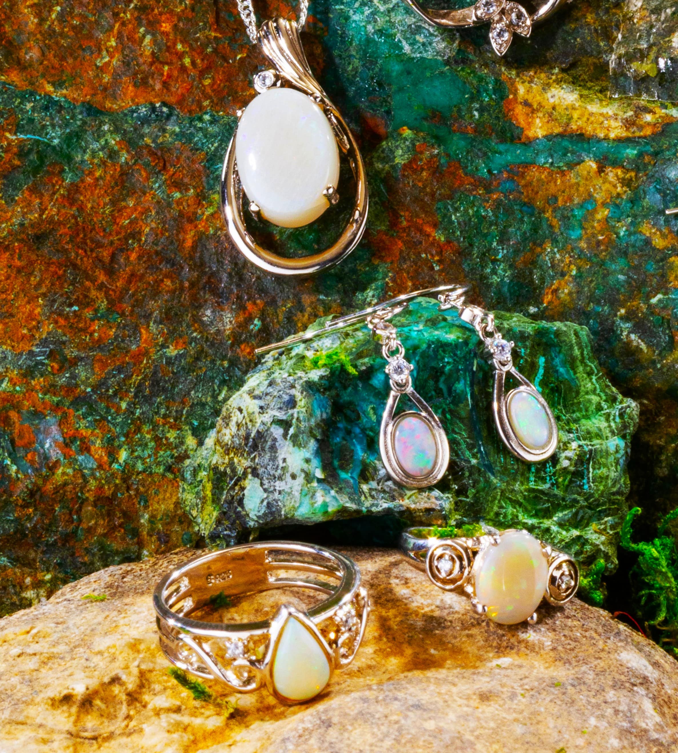 White opal collection
